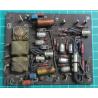 Used, retro PCB for germanium component reclaim, Looks like 5 Germanium Transistors and mojo parts, ASY37
