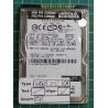 USED, Hard disk, HGST, HTS548040M9AT00, P/N: 13N6796, Laptop, IDE, 40GB