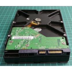 Complete Disk, PCB: 2060-701590-001 Rev A, WD6400AAKS, WD Caviar, WD6400AAKS-00A7B2, 640GB, 3.5", SATA