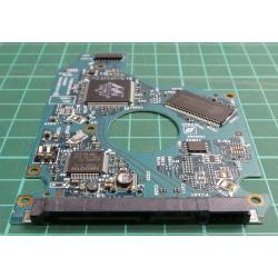 PCB: G002872A, TOSHIBA, MK3261GSYN, HDD2F23 F VL01 S, 320GB, 2.5", SATA