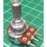 Potentiometer, 20K, Lin, THT, 6x13.5mm Knurled Shaft, PCB Pins