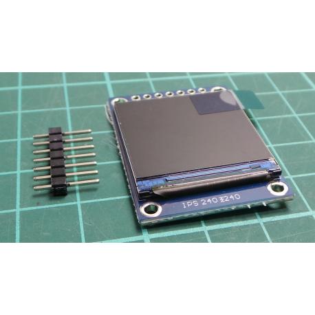 1.3 inch IPS LCD Screen Module HD TFT ST7789 Drive 240*240 SPI Interface Communication Full Color OLED Display for Raspberry Pi