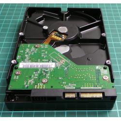 Complete Disk, PCB: 2060-701590-001 Rev A, WD2500AAJS, WD Caviar, WD2500AAJS-22L7A0, 250GB, 3.5", SATA