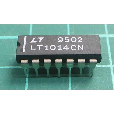 LT1014CN, OP AMP, Used pulls