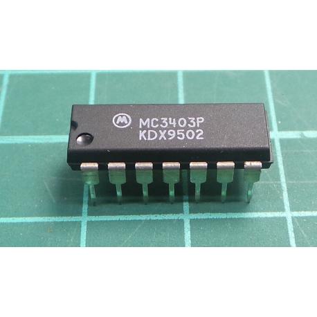 MC3403P, Quad OP AMP, Used pulls