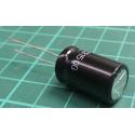 Capacitor, low ESR, 3300uF, 10V, ±20%, Electrolytic