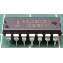 ICL8038CCPD, Voltage Controlled Function Generator IC, 8038