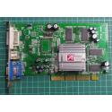 USED, AGP, Radeon 9200, 64MB