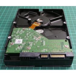 Complete Disk, PCB: 2060-771640-003 Rev A, WD2500AAKX, WD Blue, WD2500AAKX-60U6AA0, 250GB, 3.5", SATA