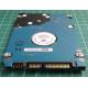 Complete Disk, PCB: G5B001851000-A, MK8037GSX, HDD2D61 F ZL01 TOSHIBA, 80GB, 2.5", SATA