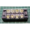 Screw Terminal, 8 Terminals (4 Channels), upto 6mm2 wire, 600V, 25A