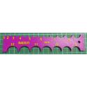 Radius Ruler, Purple / Yellow, ABS