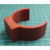 Spray Can holder , 55mm diameter cans small, Brown, ABS
