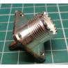 UHF/SO239 connector, female, Panel Mount