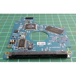 PCB: G002507-0A, TOSHIBA, MK3256GSY, HDD2E67 F VL01 S, 320GB, 2.5", SATA