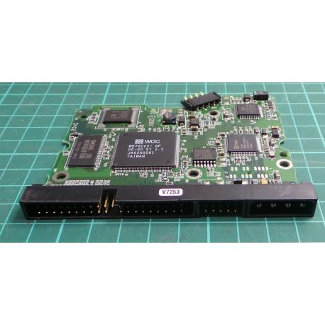 PCB: 2060-001092-007 Rev A, WD400, WD Caviar, WD400BB-53CAA0, 40GB, 3.5", IDE