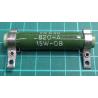 Power Resistor, Wirewound, TR640, 820R, 15W, TESLA