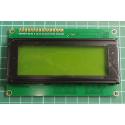 Display LCD2004 20x4 characters, yellow backlight