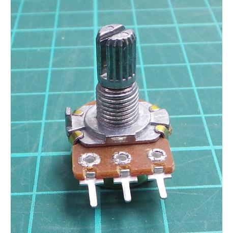 1M0/N, 16K1, hřídel 6x15mm, potenciometr otočný