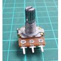 Potentiometer, 1M, LIN, Shaft 6mmx15