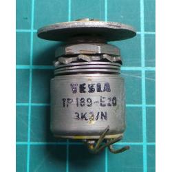 USED, Potentiometer, 3K3, Lin, TESLA, TP189-E20