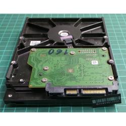 Complete Disk, PCB: 100535704 Rev B, Barracuda 7200.12, ST3160318AS, P/N: 9SL13A-022, Firmware: HP35, 160GB, 3.5", SATA
