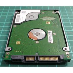 Complete Disk, PCB: 100398689 Rev C, MAXTOR, MobileMax, STM980215AS, P/N: 9DY112-326, Firmware: 3.ALE, 80GB, 2.5", SATA