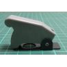 Hinged cover for Toggle Switch, 12mm diameter hole, Grey