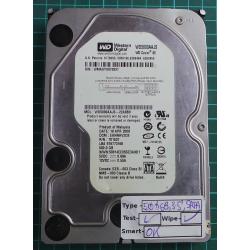 USED, Hard Disk, WD5000AAJS, WD Caviar, WD5000AAJS-22A8B0, Desktop, SATA , 500GB