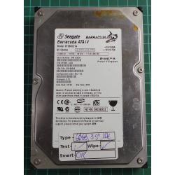 USED, Hard Disk, Seagate, Barracuda ATA IV, ST360021A, P/N: 9T6001-003, Firmware: 3.19, Desktop, IDE, 60GB