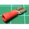 Spade Terminal, Female, 4.8mm, red