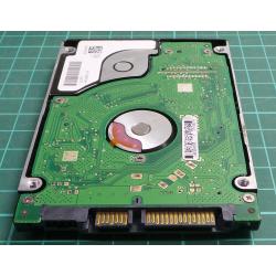 Complete Disk, PCB: 100349359 Rev F, Seagate, Momentus 7200.1, ST980825AS, P/N: 9S3833-032, Firmware: 8.04, 80GB, 2.5", SATA