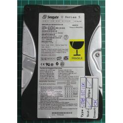 USED, Hard Disk, Seagate, U Series 5, ST310211A, P/N: 9R4005-307, Firmware: 3.39, Desktop, IDE, 10GB