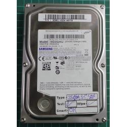 USED, Hard Disk, SAMSUNG, HD252HJ, P/N: 62061-A32A-A0Y7B, Desktop, SATA, 250GB