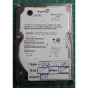 USED, Hard Disk, Seagate, Momentus 5400.2 , ST96812AS, P/N: 9W3182-141, Firmware: 3.14, Laptop, SATA, 60GB