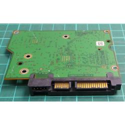PCB: 100664987 Rev B, Barracuda, ST3000DM001, P/N: 9YN166-500, Firmware: CC4B, 3TB, 3.5", SATA