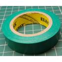 Insulating tape, 0.13 x 15mm x 10m, Green 