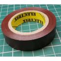 Insulating tape, 0.13 x 15mm x 10m, Brown 