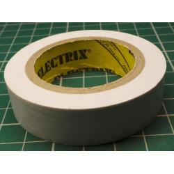 Insulating tape 0,13x15mmx10m ANTICOR - White 