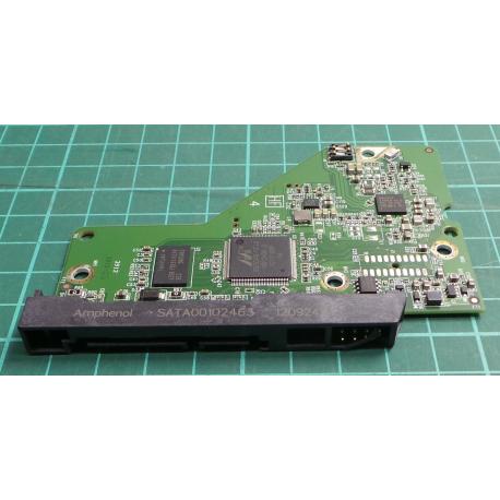 PCB: 2060-771824-003 Rev A, WD20EFRX, NASware, WD Red, WD20EFRX-68AX9N0, 2TB, 3.5", SATA