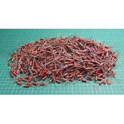 1W red russian resistor mix, 1.36kg, ~ 1300pcs