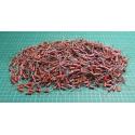 Bulk bag of NOS mixed value 1W, Red, Russian resistors, 1.36kg, ~1300pcs