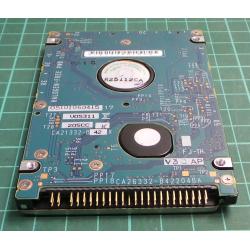 Complete Disk, PCB: CA26332-B42204BA, FUJITSU , MHV2040AH, P/N: CA06531-B124, 40GB, 2.5", IDE