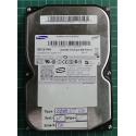 USED, Hard Disk, SAMSUNG, SP2514N, P/N: 1231J2FL637624, Desktop, IDE, 250GB