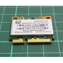 WMD034, USED MINI PCI EXPRESS WIFI CARD, ATHEROS AR5B195