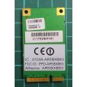 USED MINI PCI EXPRESS WIFI CARD, ATHEROS T60H976.00LF, AR5BXB63