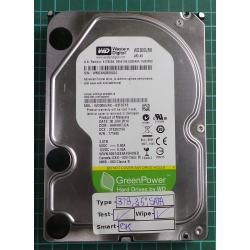 USED, Hard Disk, WD30EURX, WD AV, WD30EURX-63T0FY0, Desktop, SATA , 3TB