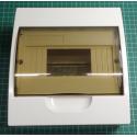 Din Rail Fusebox, TSM-8, Plastic 1x8P wall-mounted