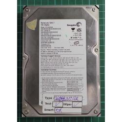 USED, Hard Disk, Seagate, Barracuda 7200.7, ST3160023A, P/N: 9W2084-311, Firmware: 8.01, Desktop, SATA, 160GB