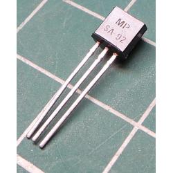 MPSA 92, PNP Transistor, 300V, 0.5A, 0.625W